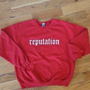 TAYLOR SWIFT Reputation Red Sweater